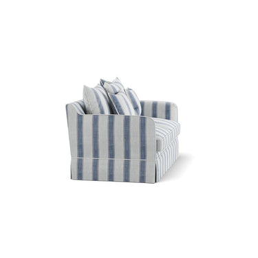 Hamptons 2-Seater Slipcover Sofa Bed - Blue Sky Stripes at Online8 Furniture Auckland NZ