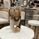 Hand Carved Log Bust 45cm at Online8 Furniture Auckland NZ
