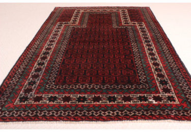 Hand-Knotted Afghan Baluch Rug 150x90 at online8 furniture store Auckland