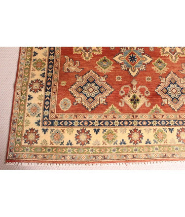 Hand Knotted Afghan Ghazni Kazak Rug 245x170 at online8 furniture store Auckland