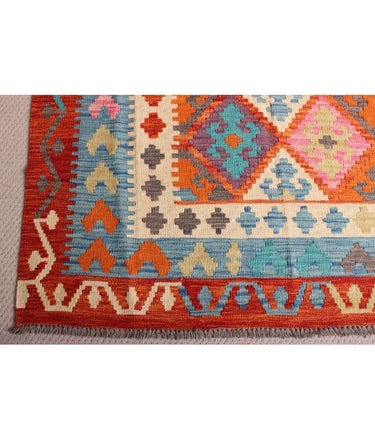 Hand Knotted Afghan Kilim Rug - 300x200 at online8 furniture store Auckland