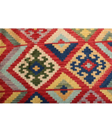 Hand Knotted Afghan Kilim Rug - 400x270 at online8 furniture store Auckland