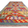 Hand Knotted Afghan Kilim Runner - 200x72 at online8 furniture store Auckland