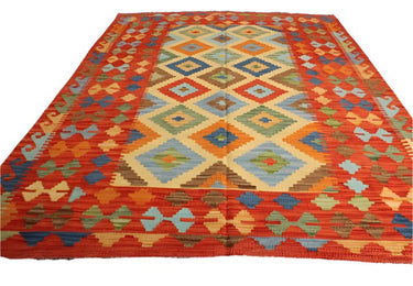 Hand Knotted Reversible Kilim Rug - 200x150 at online8 furniture store Auckland