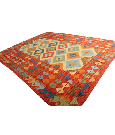 Hand Knotted Reversible Kilim Rug - 200x150 at online8 furniture store Auckland