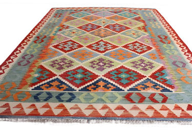 Hand Knotted Reversible Kilim Rug - 200x150 at online8 furniture store Auckland