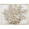 Hand Painted Flower Painting on Stretched Canvas - Gold Frame at online8 furniture store Auckland