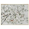Hand Painted Flower Painting on Stretched Canvas - Gold Frame at online8 furniture store Auckland