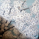 Hand Painted Flower Painting on Stretched Canvas at online8 furniture store Auckland