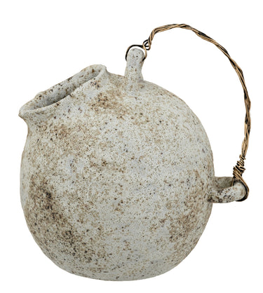 Hand - Pulled Decorative Jug with Wire Handle at online8 furniture store Auckland