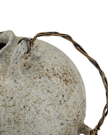 Hand - Pulled Decorative Jug with Wire Handle at online8 furniture store Auckland