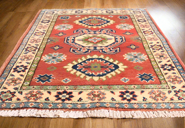 Handmade Afghan Kazak Rug 85x63 at online8 furniture store Auckland