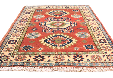 Handmade Afghan Kazak Rug 85x63 at online8 furniture store Auckland