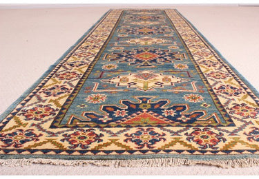 Handmade Afghan Kazak Runner 300x82 at online8 furniture store Auckland