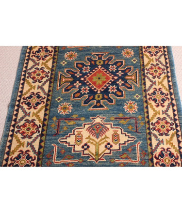 Handmade Afghan Kazak Runner 300x82 at online8 furniture store Auckland