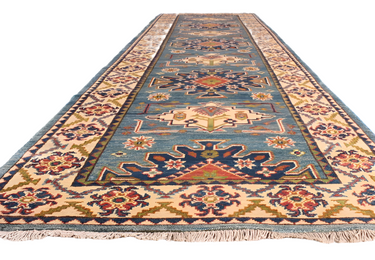 Handmade Afghan Kazak Runner 300x82 at online8 furniture store Auckland