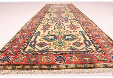 Handmade Afghan Kazak Runner - 300x84 at online8 furniture store Auckland