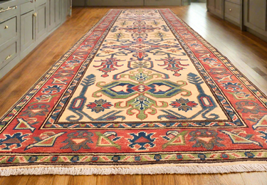 Handmade Afghan Kazak Runner - 300x84 at online8 furniture store Auckland