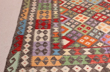 Handmade Afghan Kilim Rug 310x210 at online8 furniture store Auckland
