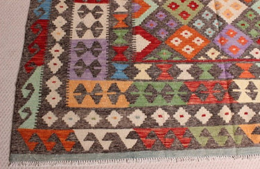 Handmade Afghan Kilim Rug 310x210 at online8 furniture store Auckland