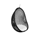 Hanging Pod Chair - Black Check at Online8 Furniture Auckland NZ