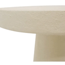 Hannah Side Table - Textured Off White at online8 furniture store Auckland