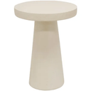 Hannah Side Table - Textured Off White at online8 furniture store Auckland