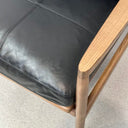 Hans Mid-Century Armchair - Black at online8 furniture store Auckland