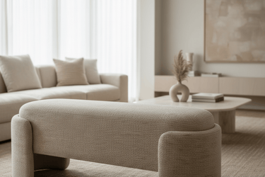 Harbor Bench Seat - Husk at online8 furniture store Auckland