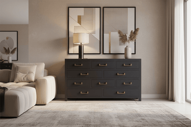 Harlequin 10 Drawer Sideboard - Old Elm at Online8 Furniture Auckland NZ