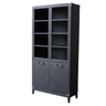 Harlequin Bookcase - Old Pine/Metal Fitting at online8 furniture store Auckland