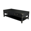 Harlequin Coffee Table - Old Pine/Metal Fittings at online8 furniture store Auckland