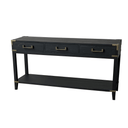 Harlequin Hall Table - Old Pine/Metal Fittings at online8 furniture store Auckland