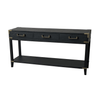 Harlequin Hall Table - Old Pine/Metal Fittings at online8 furniture store Auckland