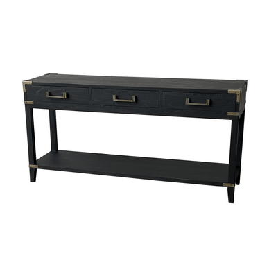 Harlequin Hall Table - Old Pine/Metal Fittings at online8 furniture store Auckland