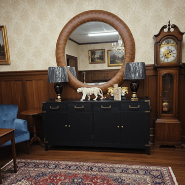 Harlequin Sideboard - Old Pine/ Metal Fitting at online8 furniture store Auckland