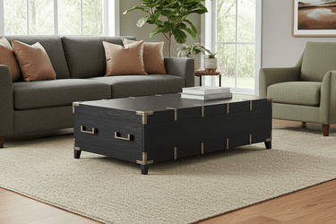 Harlequin Trunk Coffee Table - Old Pine at online8 furniture store Auckland