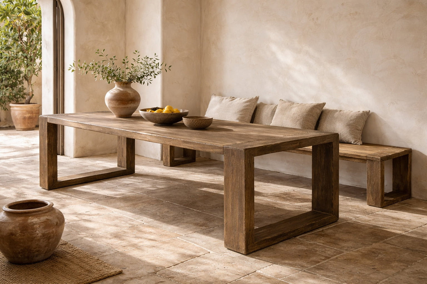 Harvest Reclaimed Elm Dining Table at Online8