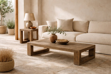 Harvest End Table - Reclaimed Elm at Online8 Furniture Auckland NZ