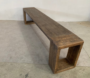 Harvest Reclaimed Elm Bench - 2200mm at Online8 Furniture Auckland NZ