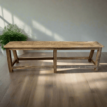 Harvest Wooden Bench - Natural at online8 furniture store Auckland