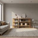 Harvey Wooden Bookshelf – Natural Mango Wood at Online8 Furniture Auckland NZ