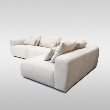 Haven Chaise Sofa (Right-Hand Facing) – Sand at online8 furniture store Auckland