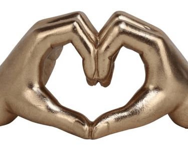 Heart Hands - Bronze at online8 furniture store Auckland