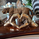 Heart Hands - Bronze at online8 furniture store Auckland