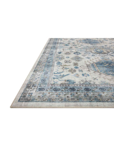Heidi Rug - Ivory/Ocean at online8 furniture store Auckland