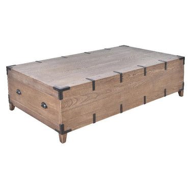 Heirloom Reclaimed Oak Trunk Coffee Table at online8 furniture store Auckland