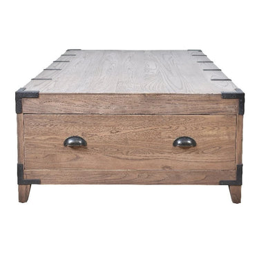 Heirloom Reclaimed Oak Trunk Coffee Table at online8 furniture store Auckland