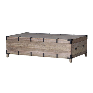Heirloom Reclaimed Oak Trunk Coffee Table at online8 furniture store Auckland
