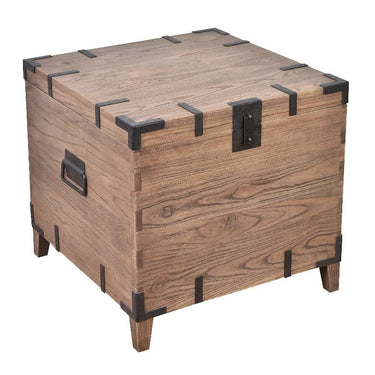 Heirloom Reclaimed Oak Trunk | Side Table | Blanket Chest at online8 furniture store Auckland